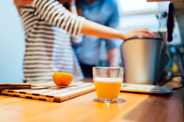 Home made orange juice