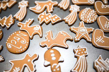 Decorated gingerbread