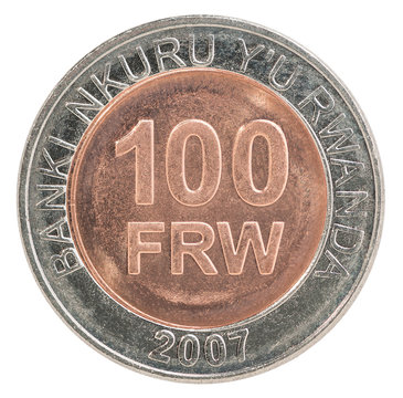 Rwanda franc coin