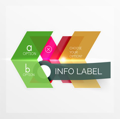 Banners, business backgrounds and presentations infographics