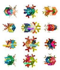 Christmas sale stickers and labels