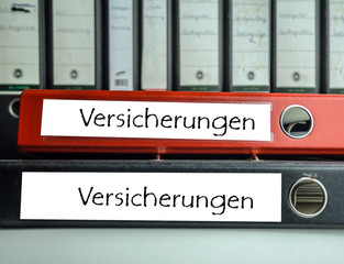 Versicherungen Aktenordner