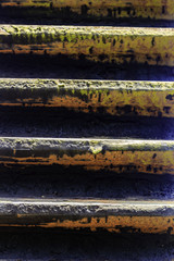 Old machine on Marienburg in Surinam