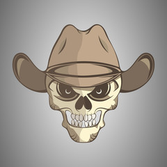 cowboy skull hat