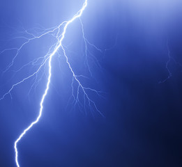 Dramatic Lightning Strike