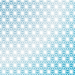 Geometric pattern blue