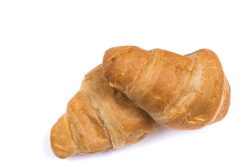 delicious fresh croissants for breakfast for coffee 