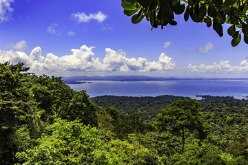 Obraz premium View of Lake Brokopondo in Surinam