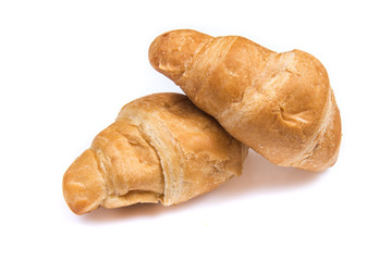 delicious fresh croissants for breakfast for coffee 