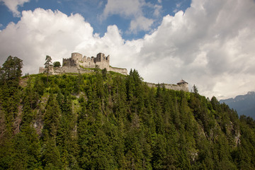 Fototapeta na wymiar Views of the Ehrenberg castle ruins, Austria