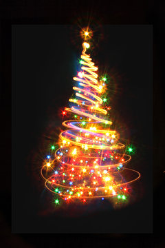 color christmas tree