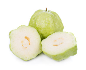 guava fruit isolated on white background