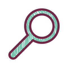 search magnifying glass isolated icon vector illustration design