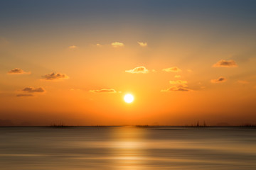 sunset sky, thailand.