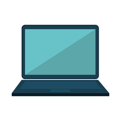 laptop computer isolated icon vector illustration design