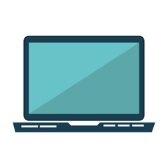 laptop computer isolated icon vector illustration design