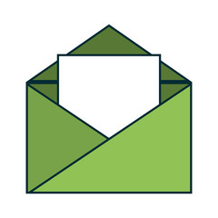 envelope letter isolated icon vector illustration design