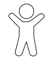 man avatar silhouette isolated icon vector illustration design