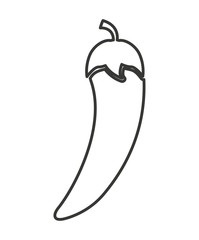 chili pepper isolated icon vector illustration design