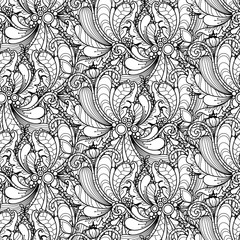 Seamless pattern in doodle style