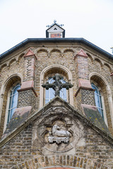 Traditional gothic cathedral  architecture in Europe