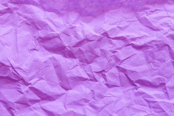 Purple crumpled paper, for backgrounds or textures.