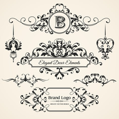 calligraphic design elements