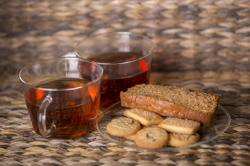 Tea, cookies and cake