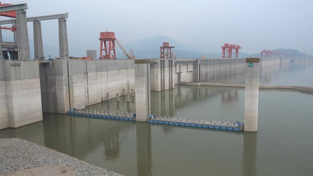 The Three Gorges Dam project in China