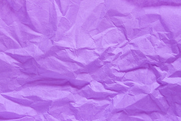 Purple crumpled paper, for backgrounds or textures.
