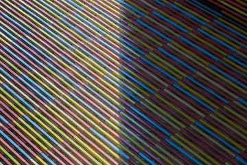 Verical colors and textures in half light and shadow 