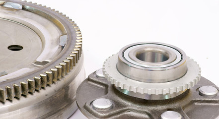 the composition of the four car wheel bearings with ABS sensor and splines