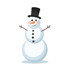 snowman in a top hat