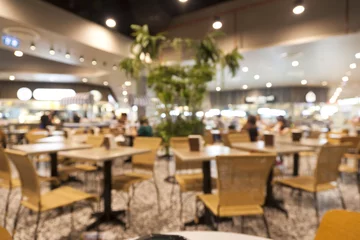Tableaux ronds sur plexiglas Restaurant Abstract blur restaurant background 