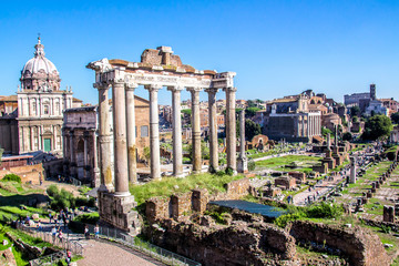 Obraz na płótnie Canvas The Roman forum, Italy