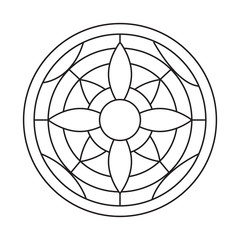 Fototapeta premium Zentangle mandala