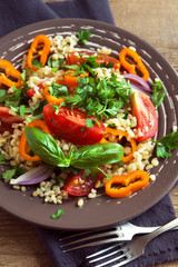 tomato and couscous salad