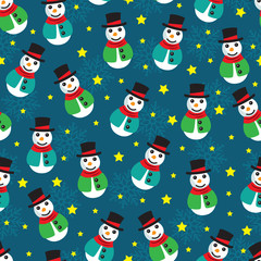 christmas, vector, seamless pattern