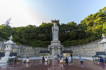 Obraz premium Świątynia Bongeunsa w Seulu w Korei Południowej
