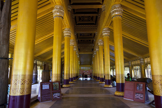 Kambawza Thardi Palace in Bago, Myanmar
