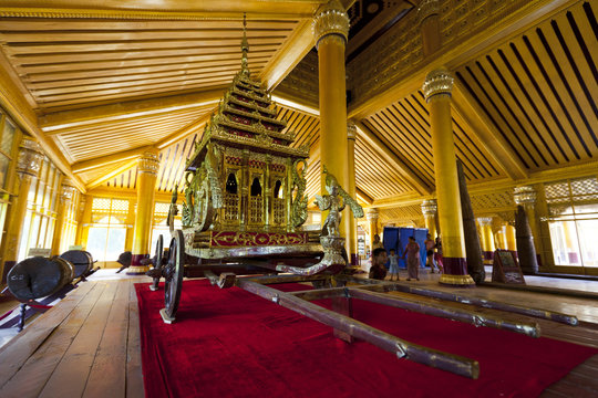 Kambawza Thardi Palace in Bago, Myanmar