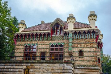 Fototapeta premium El Capricho of Antonio Gaudi Comillas,Spain