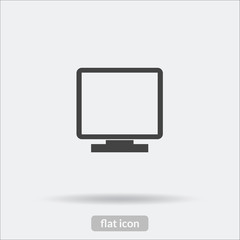 Monitor icon, Vector is type EPS10