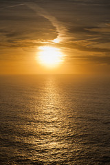 Beautiful sunset on Atlantic Ocean