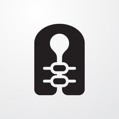 life vest icon illustration