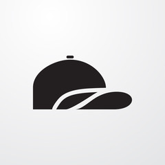 baseball cap icon illustration