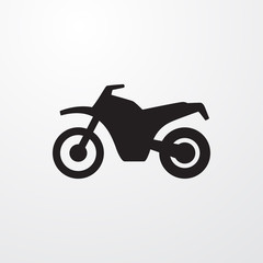 Fototapeta premium motorcycle icon illustration