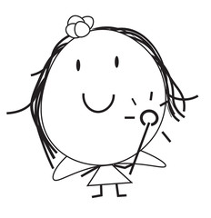 Fairy children's drawing