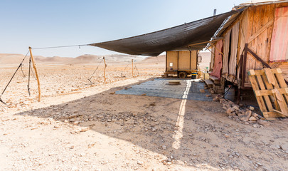 Guest house travel wagon wooden hostel mobile desert.