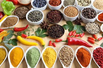 Spices and herbs,